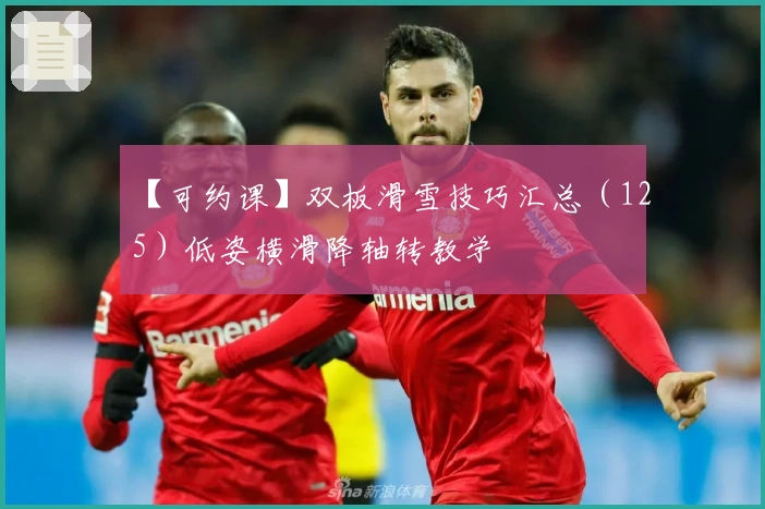 【可约课】双板滑雪技巧汇总（125）低姿横滑降轴转教学